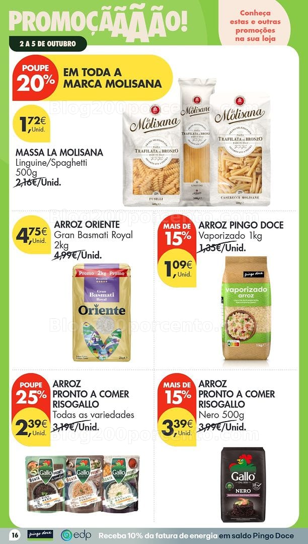 Antevisão Folheto PINGO DOCE Promoções Fim de Semana - 2 a 4 outubro