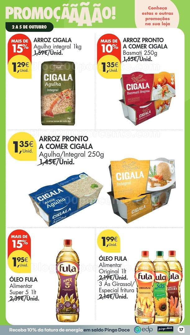 Antevisão Folheto PINGO DOCE Promoções Fim de Semana - 2 a 4 outubro