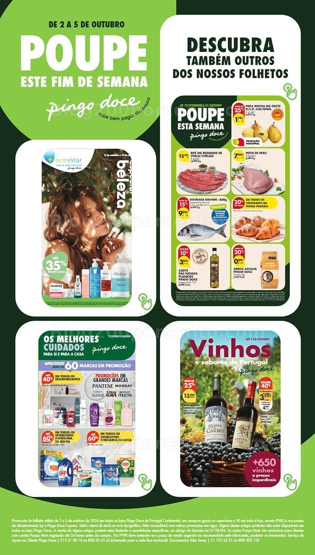 Antevisão Folheto PINGO DOCE Promoções Fim de Semana - 2 a 4 outubro