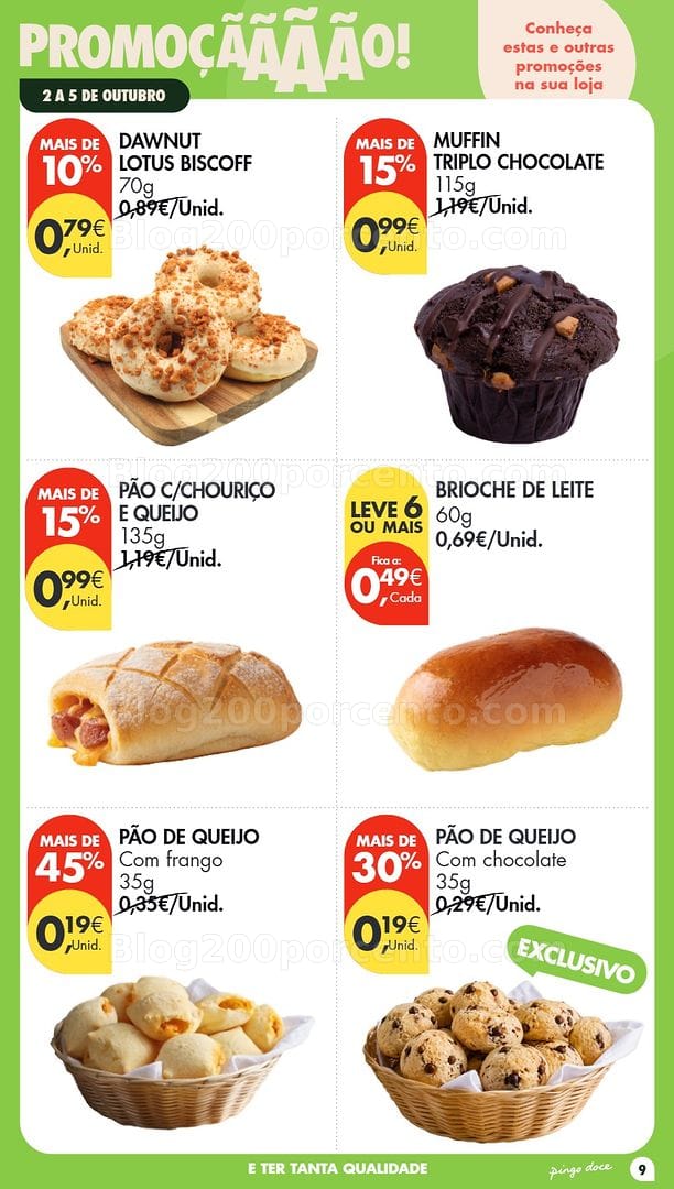Antevisão Folheto PINGO DOCE Promoções Fim de Semana - 2 a 4 outubro