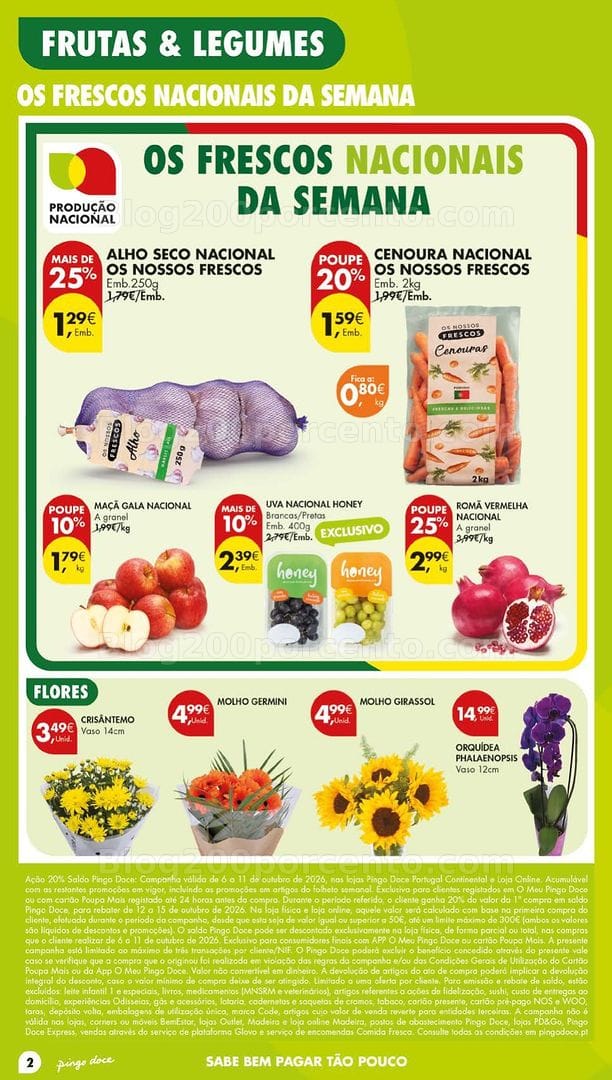 Antevisão Folheto PINGO DOCE Lojas Grandes Promoções de 6 a 12 outubro