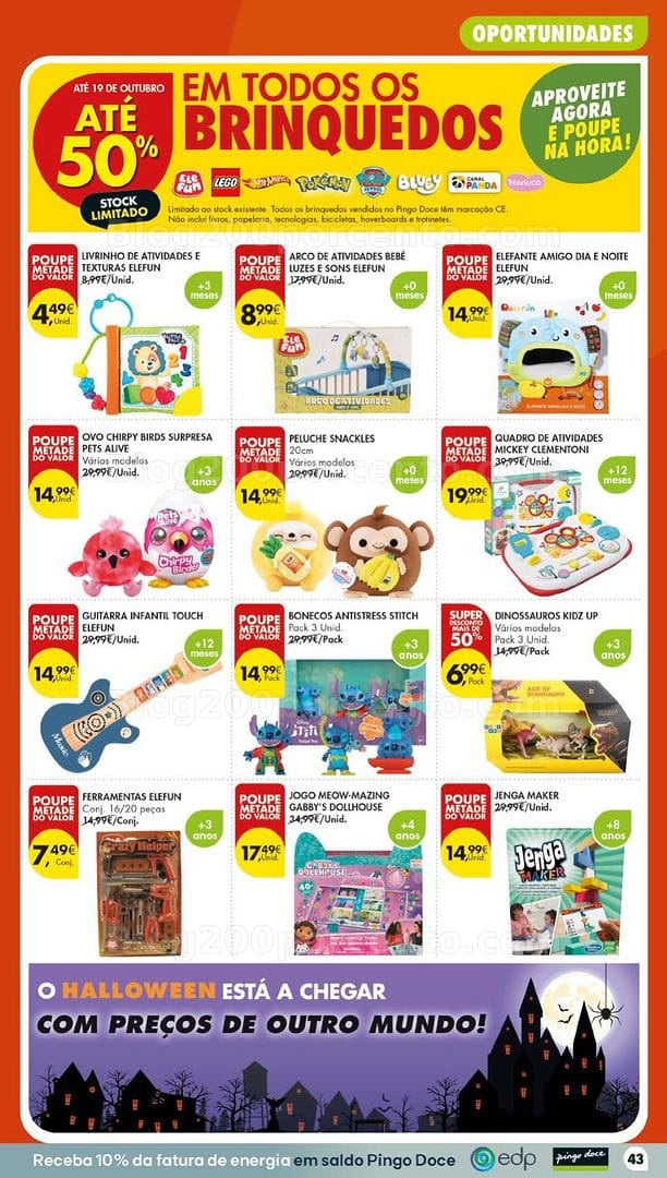 Antevisão Folheto PINGO DOCE Lojas Grandes Promoções de 6 a 12 outubro