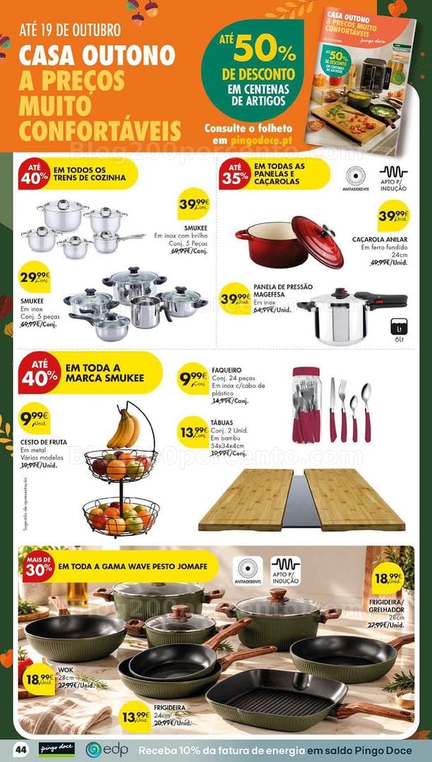 Antevisão Folheto PINGO DOCE Lojas Grandes Promoções de 6 a 12 outubro