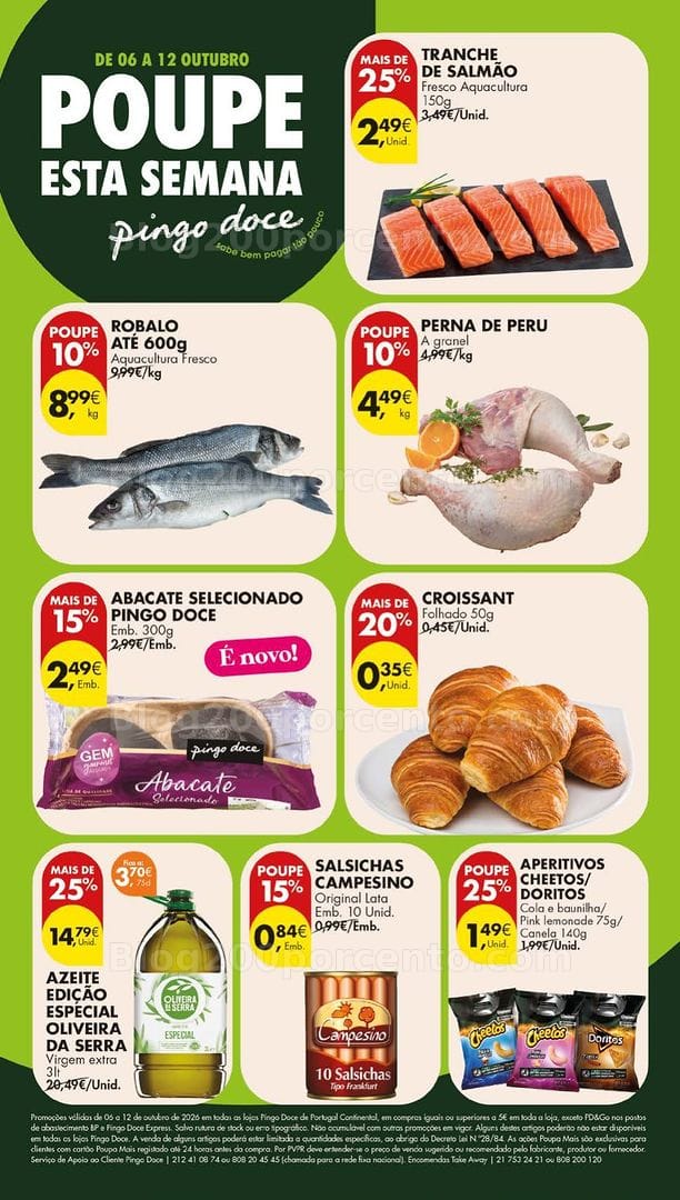 Antevisão Folheto PINGO DOCE Lojas Grandes Promoções de 6 a 12 outubro