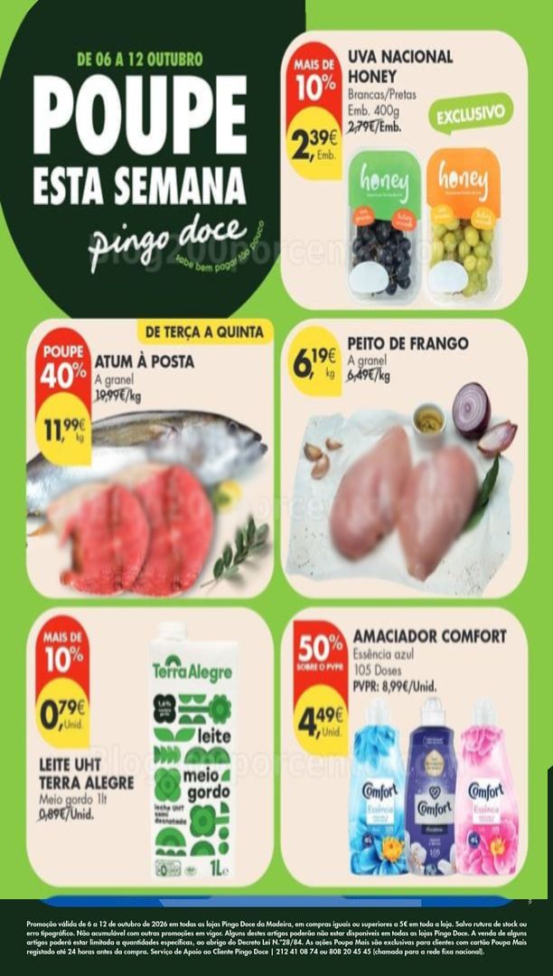 Antevisão Folheto PINGO DOCE Madeira Promoções de 6 a 12 outubro