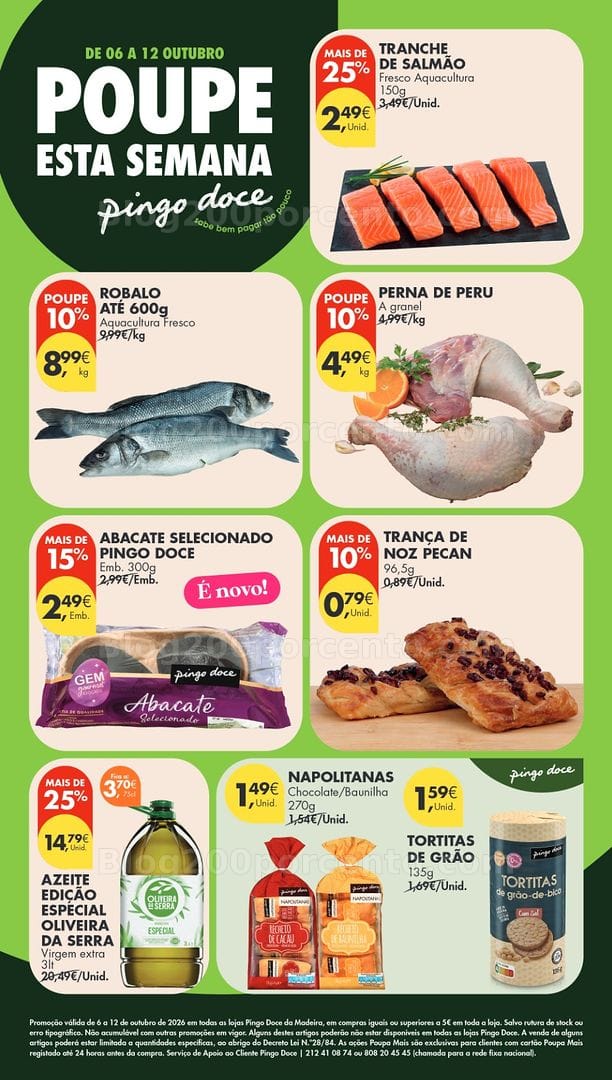Antevisão Folheto PINGO DOCE Madeira Promoções de 6 a 12 outubro