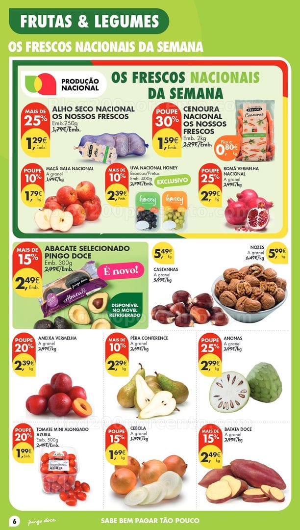 Antevisão Folheto PINGO DOCE Madeira Promoções de 6 a 12 outubro