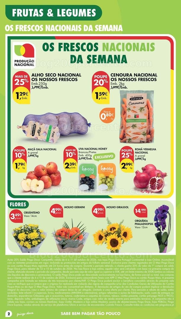 Antevisão Folheto PINGO DOCE Lojas Pequenas Promoções de 6 a 12 outubro