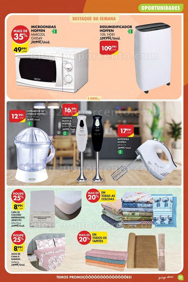 Antevisão Folheto PINGO DOCE Bazar Oportunidades Açores Promoções de 8 a 14 outubro