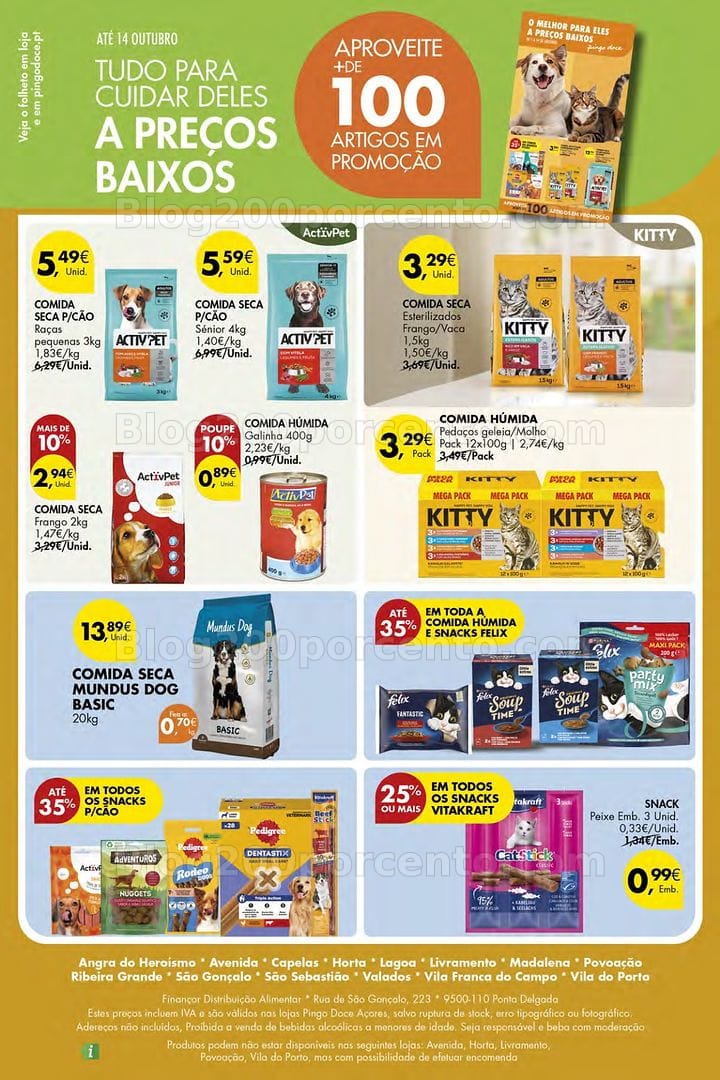 Antevisão Folheto PINGO DOCE Açores Promoções de 8 a 14 outubro