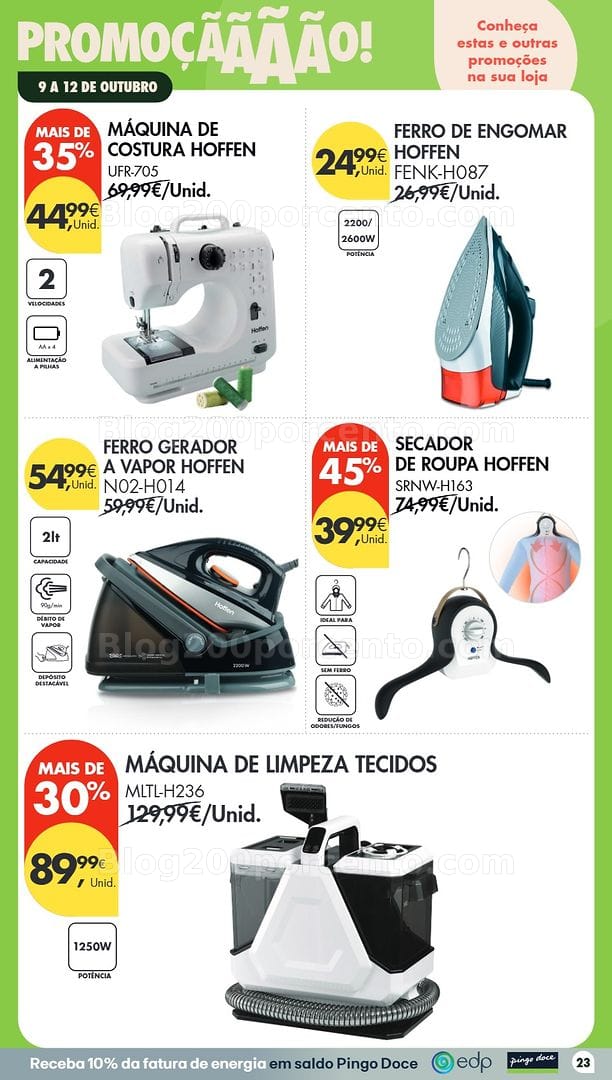 Antevisão Folheto PINGO DOCE Bazar Oportunidades Fim de Semana - 9 a 12 outubro