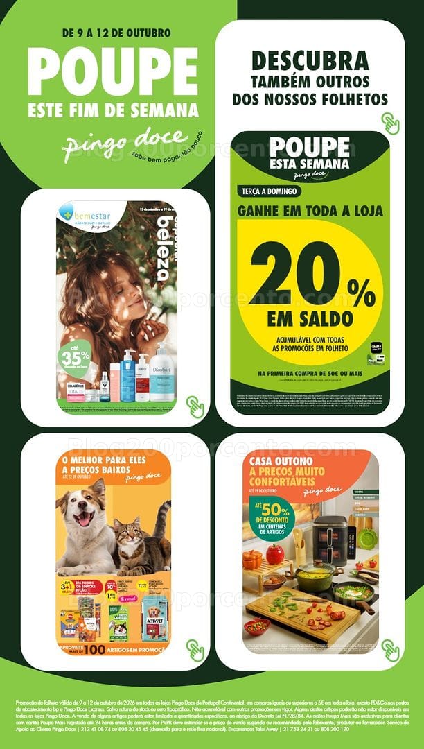 Antevisão Folheto PINGO DOCE Promoções Fim de Semana - 9 a 12 outubro