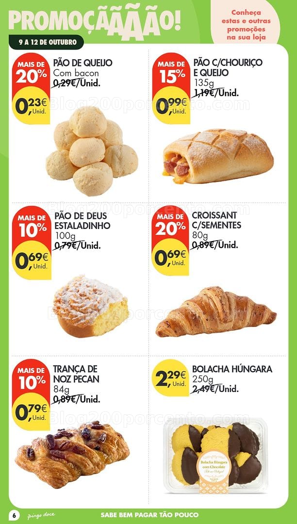 Antevisão Folheto PINGO DOCE Promoções Fim de Semana - 9 a 12 outubro