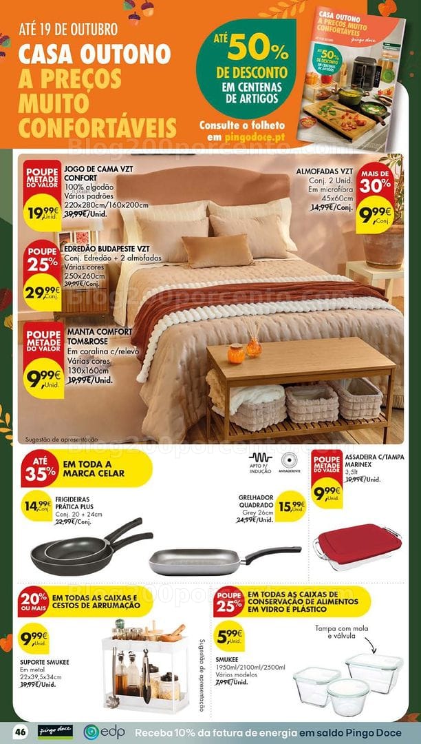Antevisão Folheto PINGO DOCE Lojas Grandes Promoções de 13 a 19 outubro