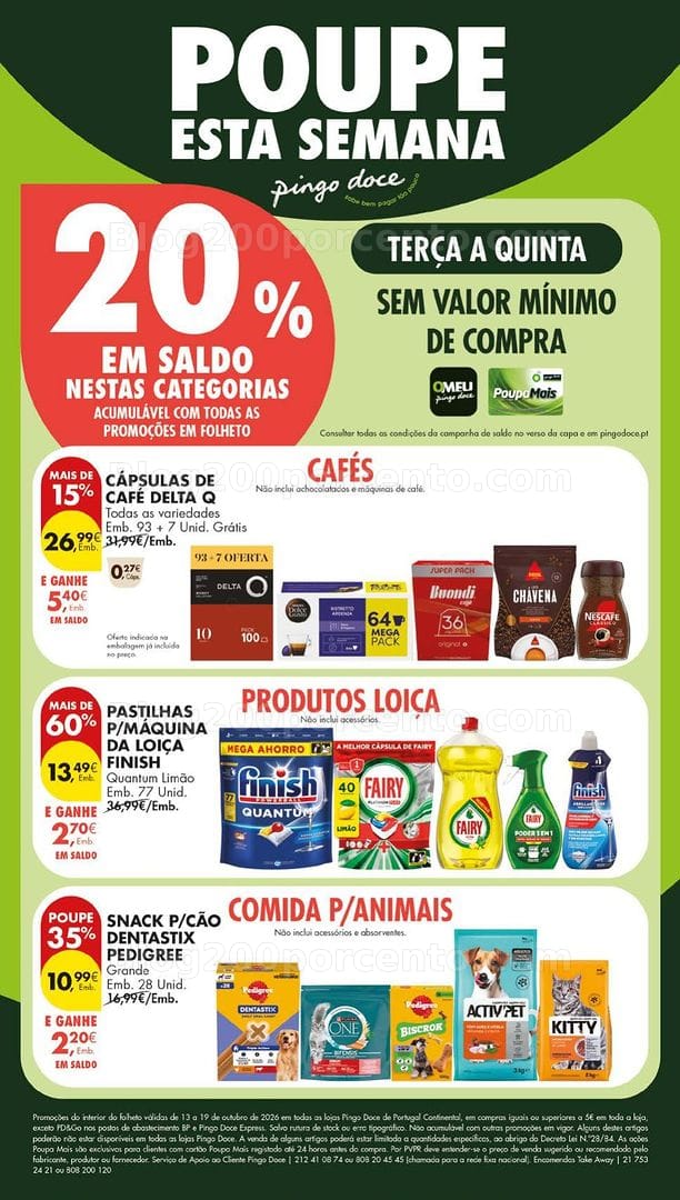 Antevisão Folheto PINGO DOCE Lojas Grandes Promoções de 13 a 19 outubro
