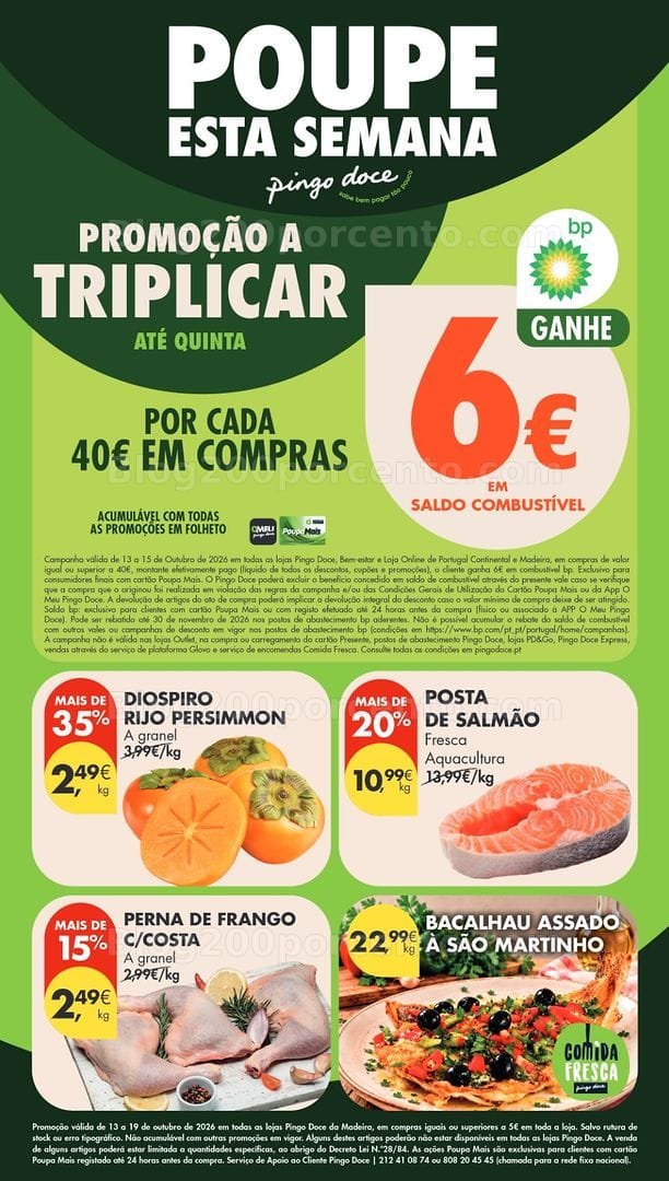 Antevisão Folheto PINGO DOCE Madeira Promoções de 13 a 19 outubro