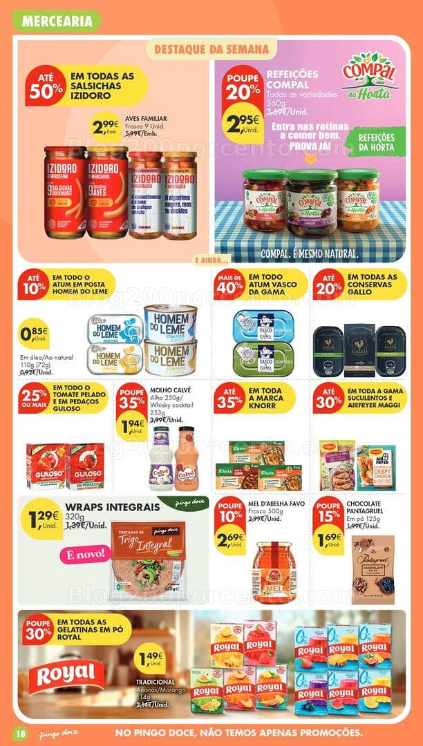 Antevisão Folheto PINGO DOCE Madeira Promoções de 13 a 19 outubro