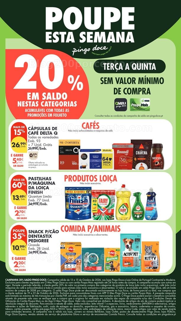 Antevisão Folheto PINGO DOCE Madeira Promoções de 13 a 19 outubro
