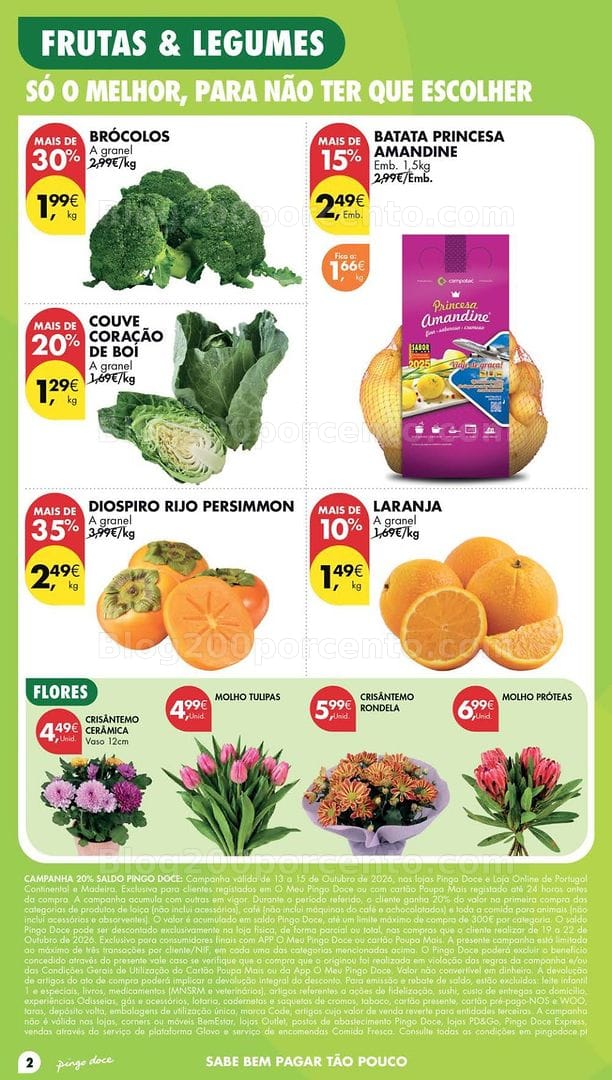 Antevisão Folheto PINGO DOCE Lojas Pequenas Promoções de 13 a 19 outubro