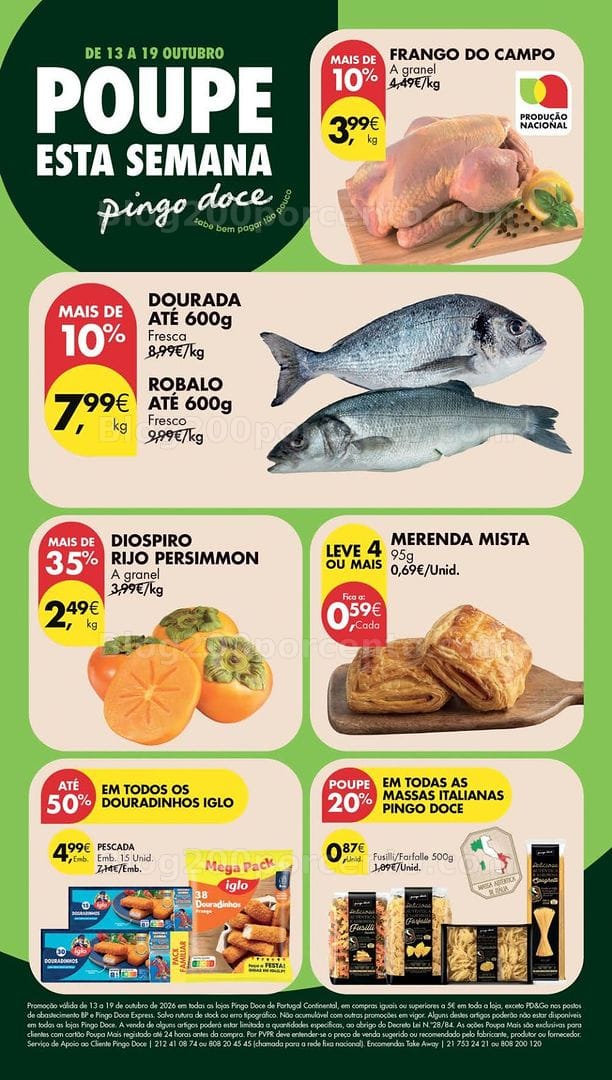 Antevisão Folheto PINGO DOCE Lojas Pequenas Promoções de 13 a 19 outubro