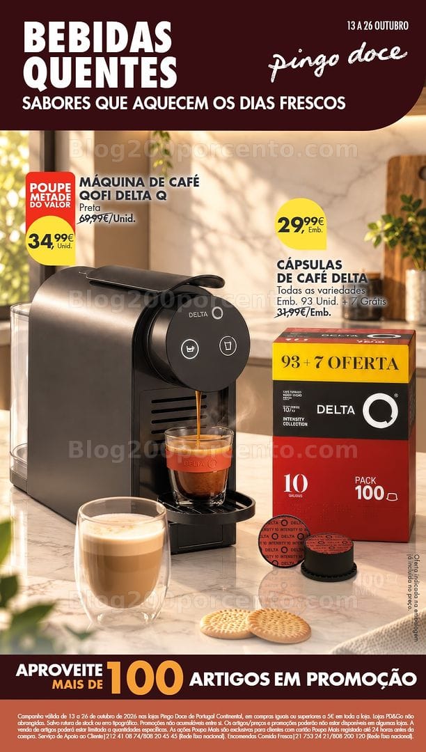 Antevisão Folheto PINGO DOCE Bebidas Quentes Promoções de 13 a 26 outubro - Edição Digital