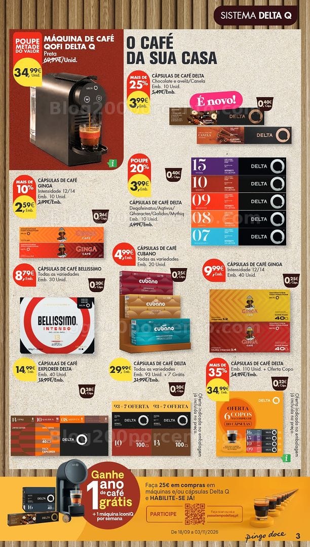 Antevisão Folheto PINGO DOCE Bebidas Quentes Promoções de 13 a 26 outubro - Edição Digital