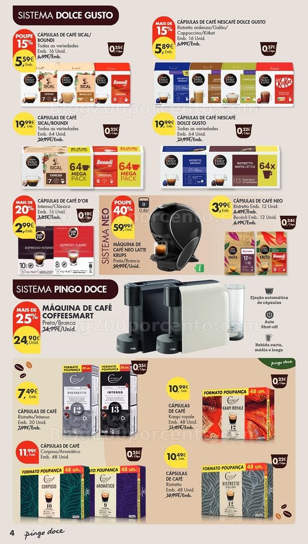 Antevisão Folheto PINGO DOCE Bebidas Quentes Promoções de 13 a 26 outubro - Edição Digital