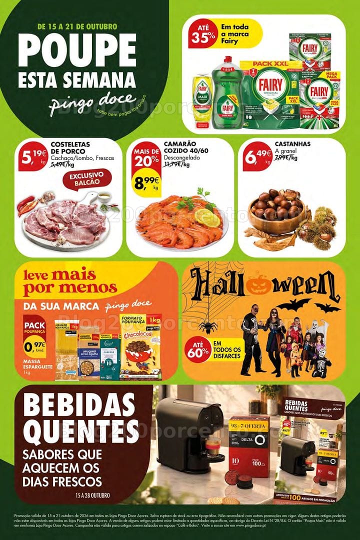 Antevisão Folheto PINGO DOCE Açores Promoções de 15 a 21 outubro