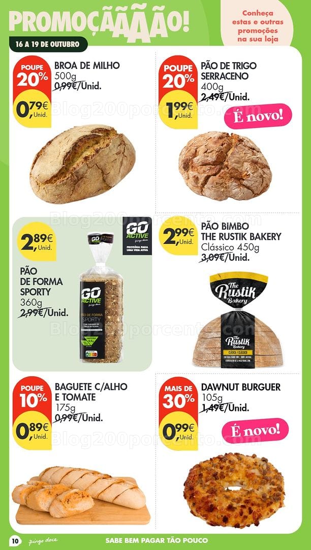 Antevisão Folheto PINGO DOCE Promoções Fim de Semana - 16 a 18 outubro
