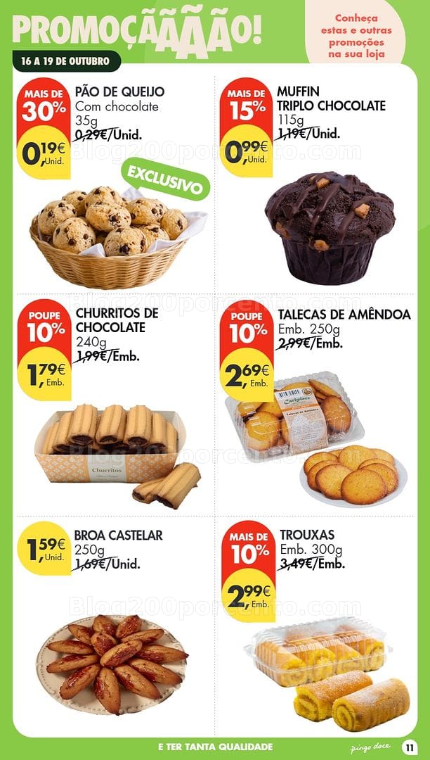 Antevisão Folheto PINGO DOCE Promoções Fim de Semana - 16 a 18 outubro