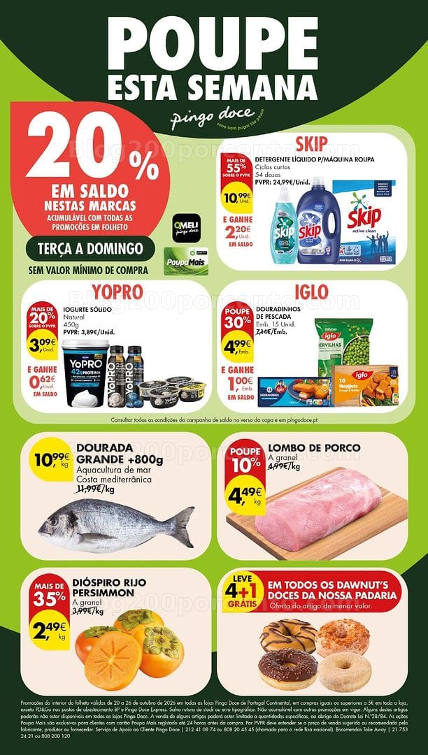 Antevisão Folheto PINGO DOCE Lojas Grandes Promoções de 20 a 26 outubro