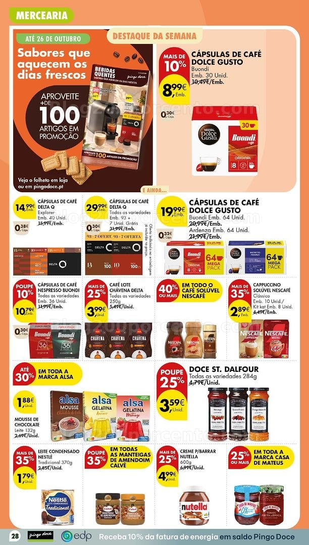 Antevisão Folheto PINGO DOCE Lojas Grandes Promoções de 20 a 26 outubro
