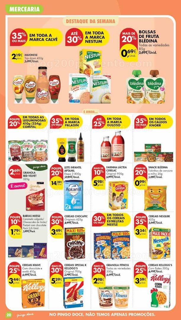 Antevisão Folheto PINGO DOCE Madeira Promoções de 20 a 26 outubro