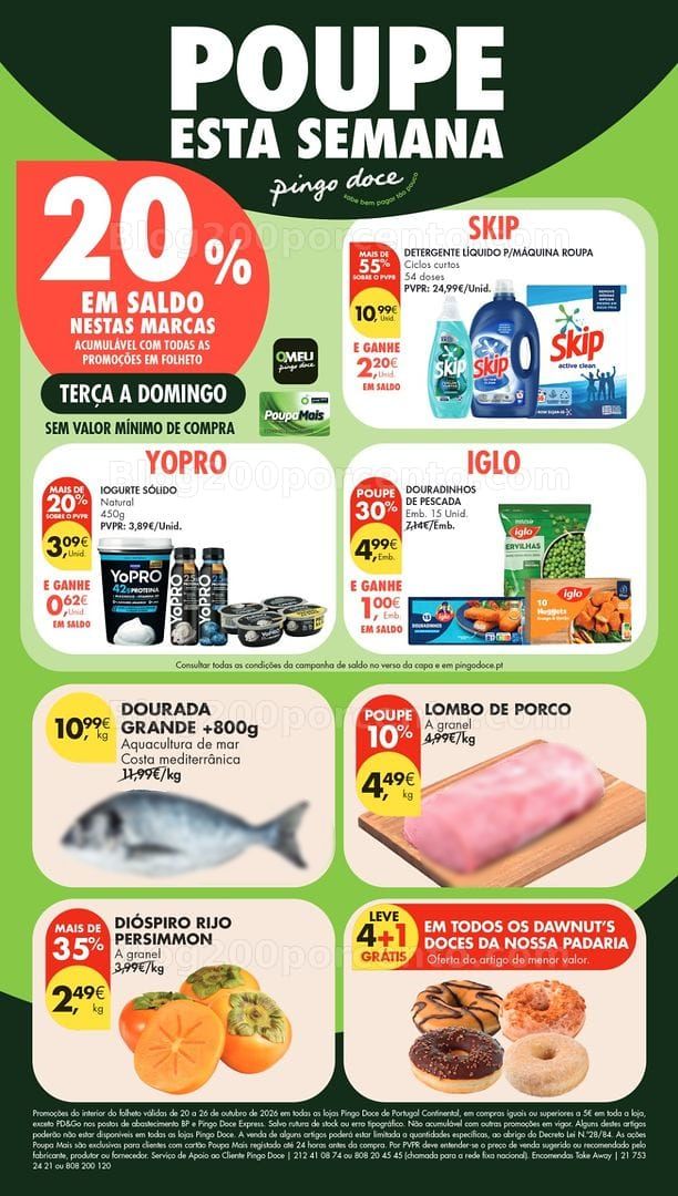 Antevisão Folheto PINGO DOCE Promoções de 20 a 26 outubro - Edição Digital