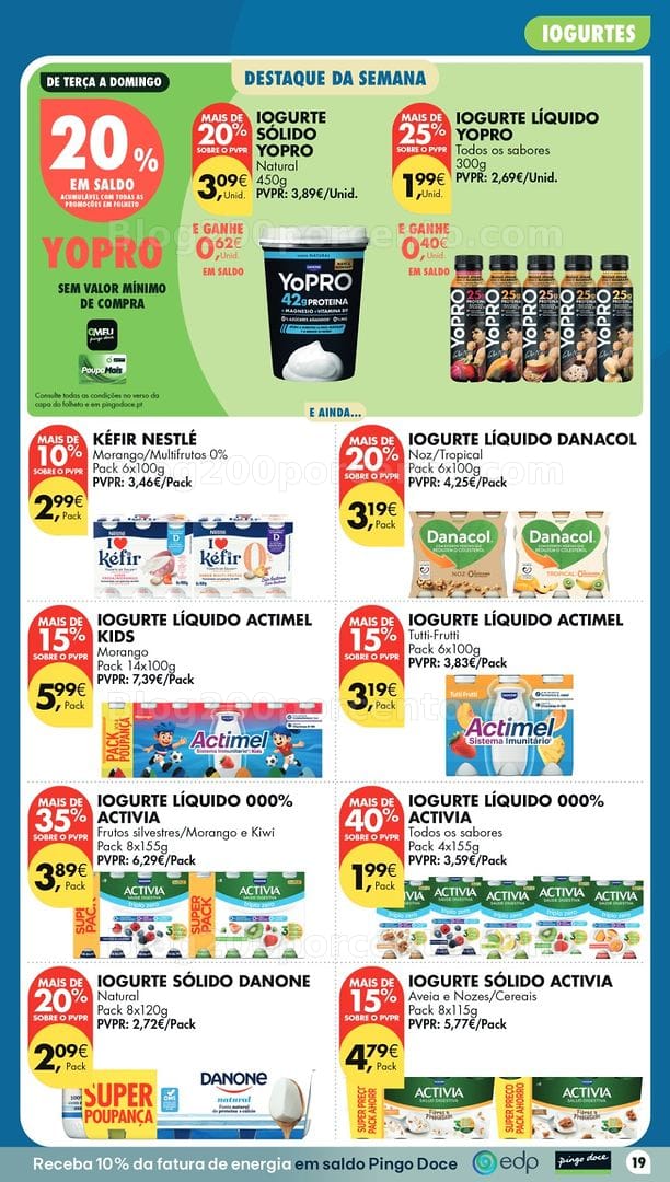 Antevisão Folheto PINGO DOCE Lojas Pequenas Promoções de 20 a 26 outubro