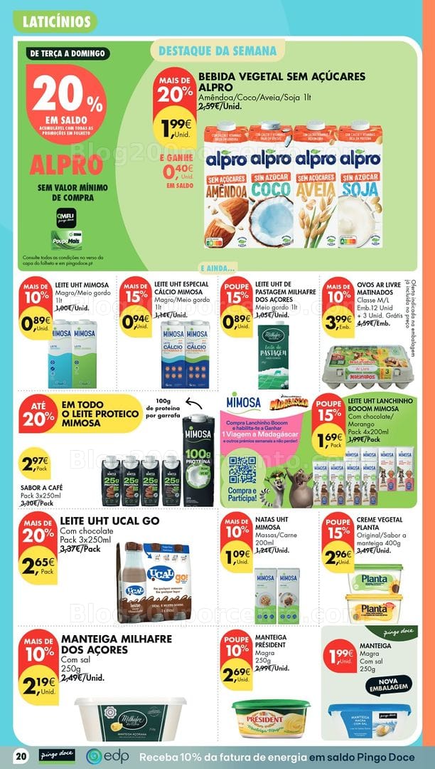 Antevisão Folheto PINGO DOCE Lojas Pequenas Promoções de 20 a 26 outubro