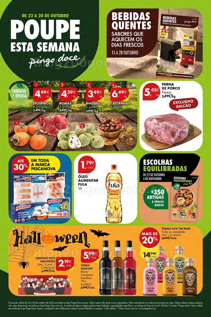 Antevisão Folheto PINGO DOCE Açores Promoções de 22 a 28 outubro