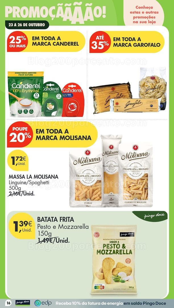 Antevisão Folheto PINGO DOCE Promoções Fim de Semana - 23 a 26 outubro