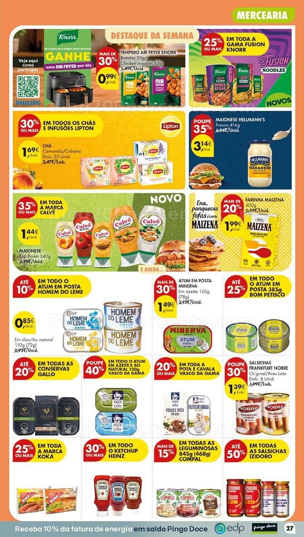 Antevisão Folheto PINGO DOCE Lojas Grandes Promoções de 27 outubro a 2 novembro