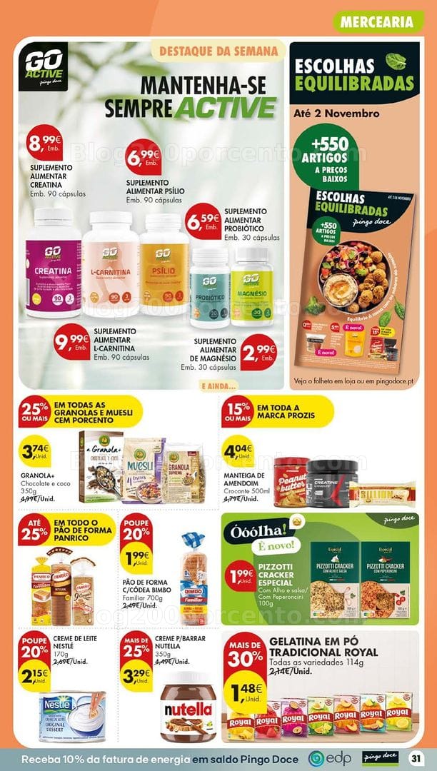 Antevisão Folheto PINGO DOCE Lojas Grandes Promoções de 27 outubro a 2 novembro