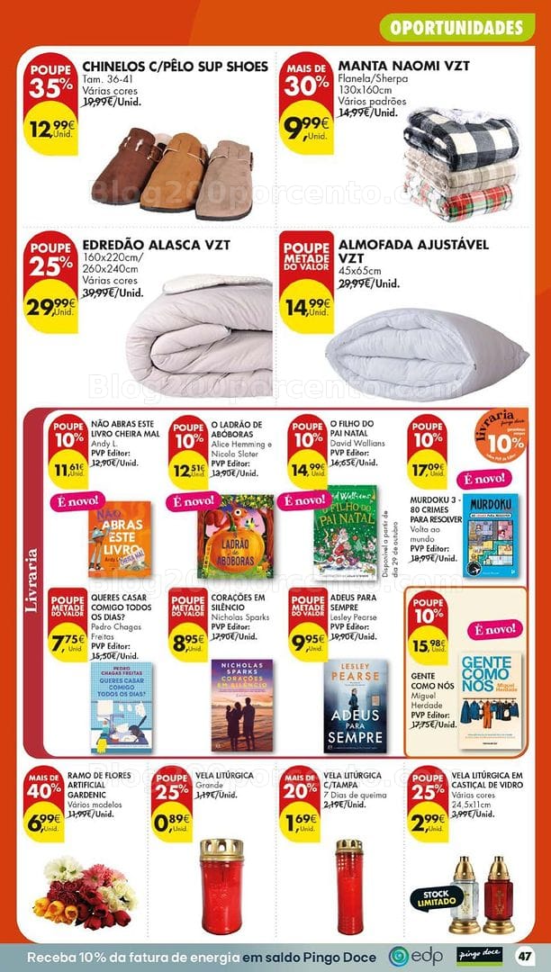 Antevisão Folheto PINGO DOCE Bazar Grandes Promoções de 27 outubro a 2 novembro