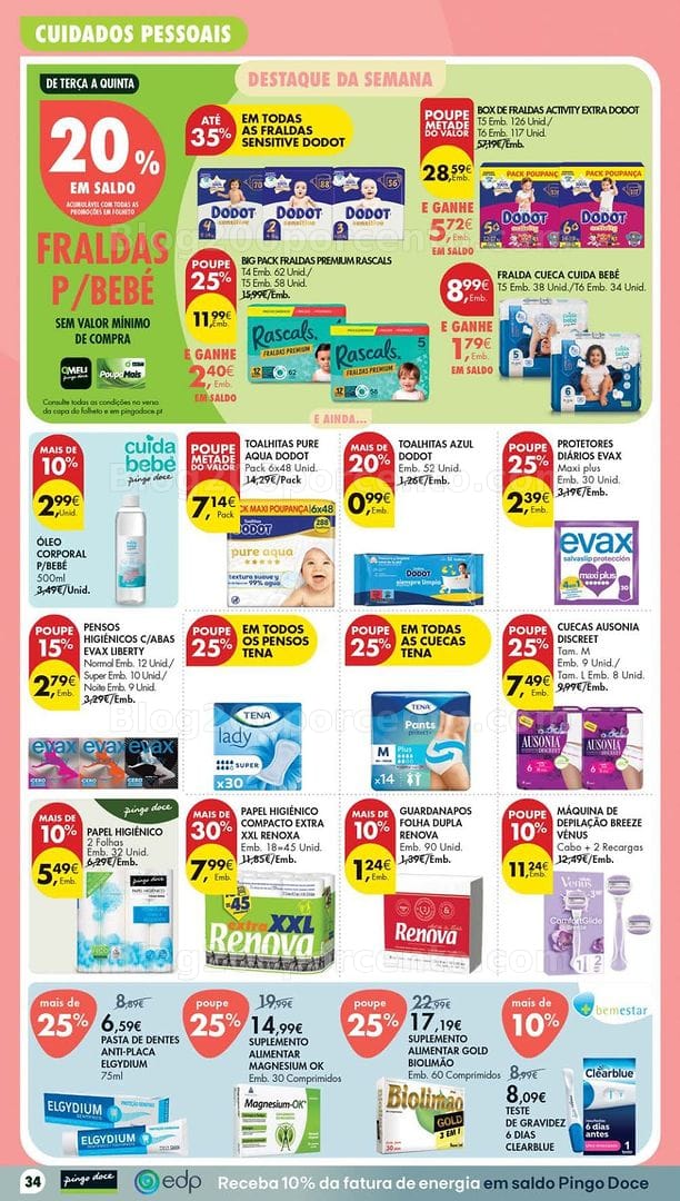 Antevisão Folheto PINGO DOCE Lojas Médias Promoções de 27 outubro a 2 novembro