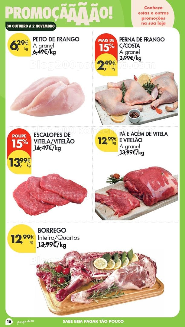 Antevisão Folheto PINGO DOCE Promoções de 30 outubro a 2 novembro