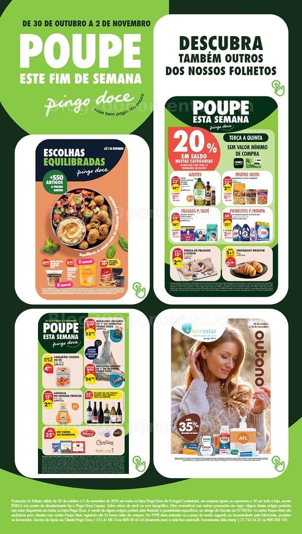 Antevisão Folheto PINGO DOCE Promoções de 30 outubro a 2 novembro