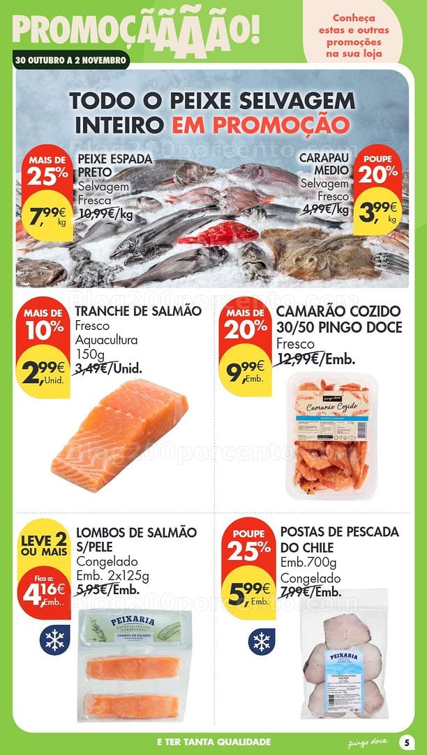 Antevisão Folheto PINGO DOCE Promoções de 30 outubro a 2 novembro