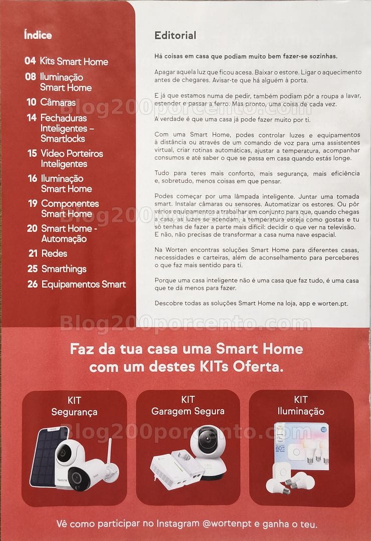 Antevisão Folheto WORTEN Casa Inteligente Promoções até 21 outubro