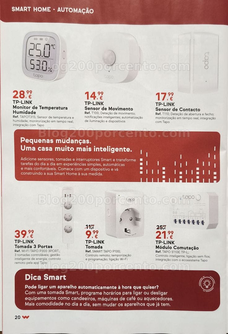 Antevisão Folheto WORTEN Casa Inteligente Promoções até 21 outubro