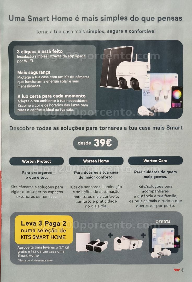 Antevisão Folheto WORTEN Casa Inteligente Promoções até 21 outubro