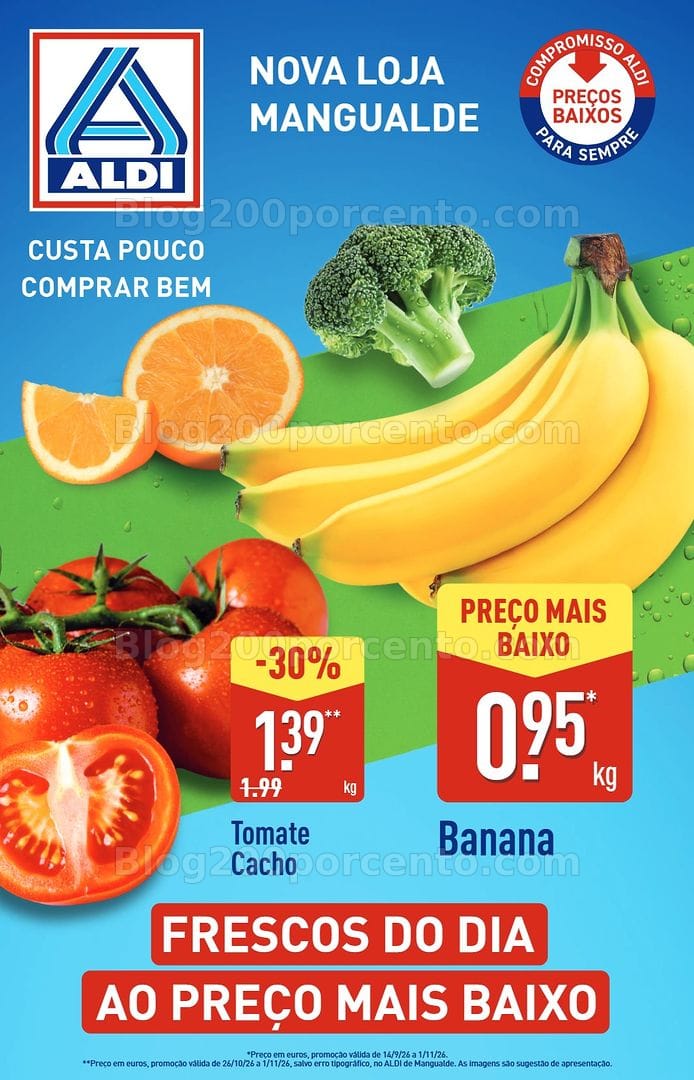 Antevisão Folheto ALDI Aberturas Promoções de 26 outubro a 1 novembro - Mangualde