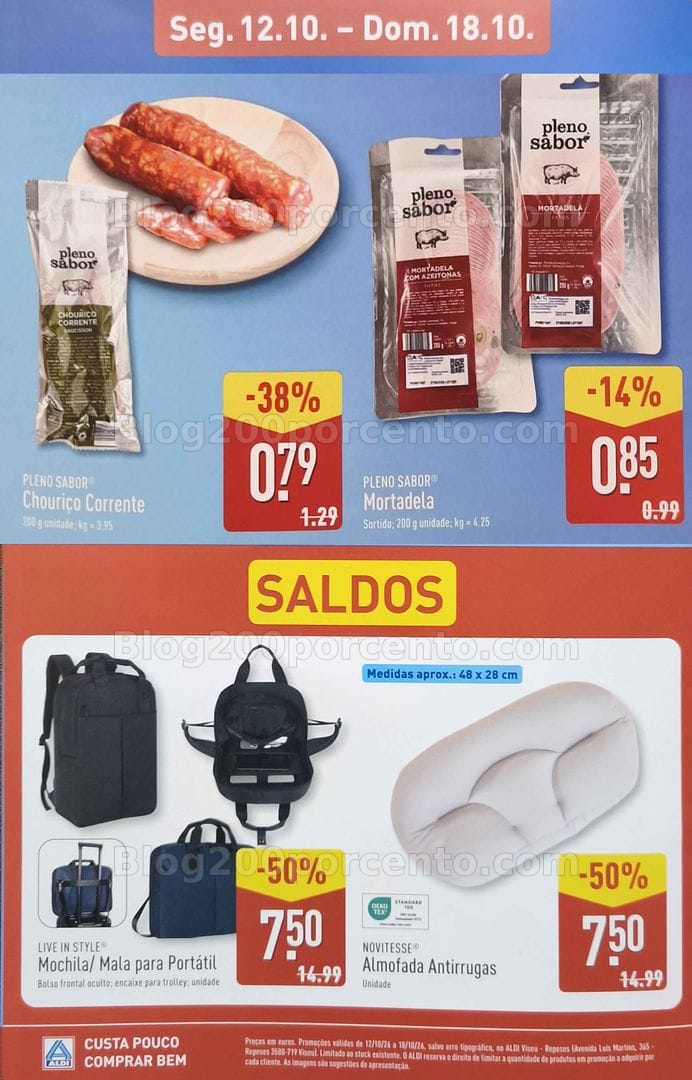 Antevisão Folheto ALDI Aberturas Viseu - Repeses Promoções de 12 a 18 outubro